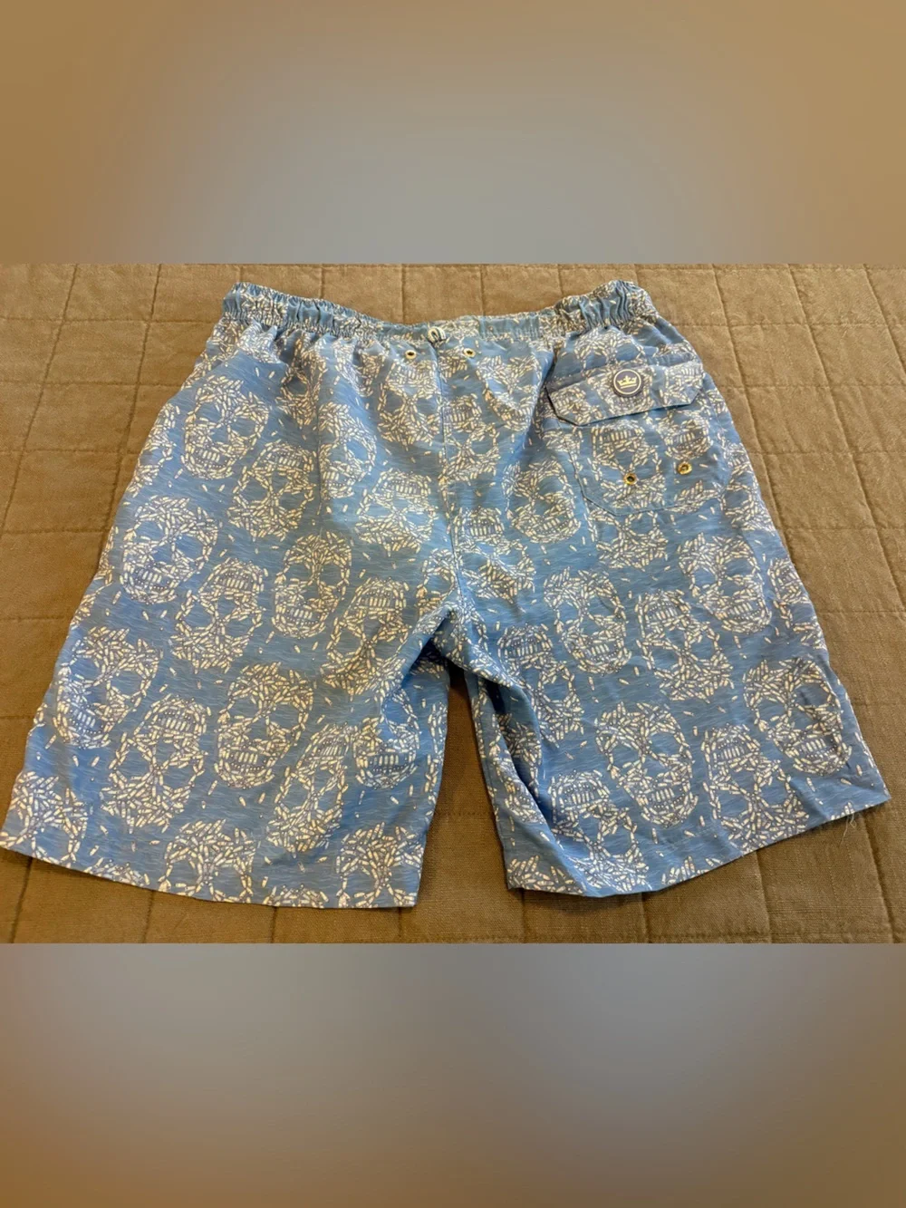 Peter Millar Men�s Seaside Skipper Skulls Swim Trunks